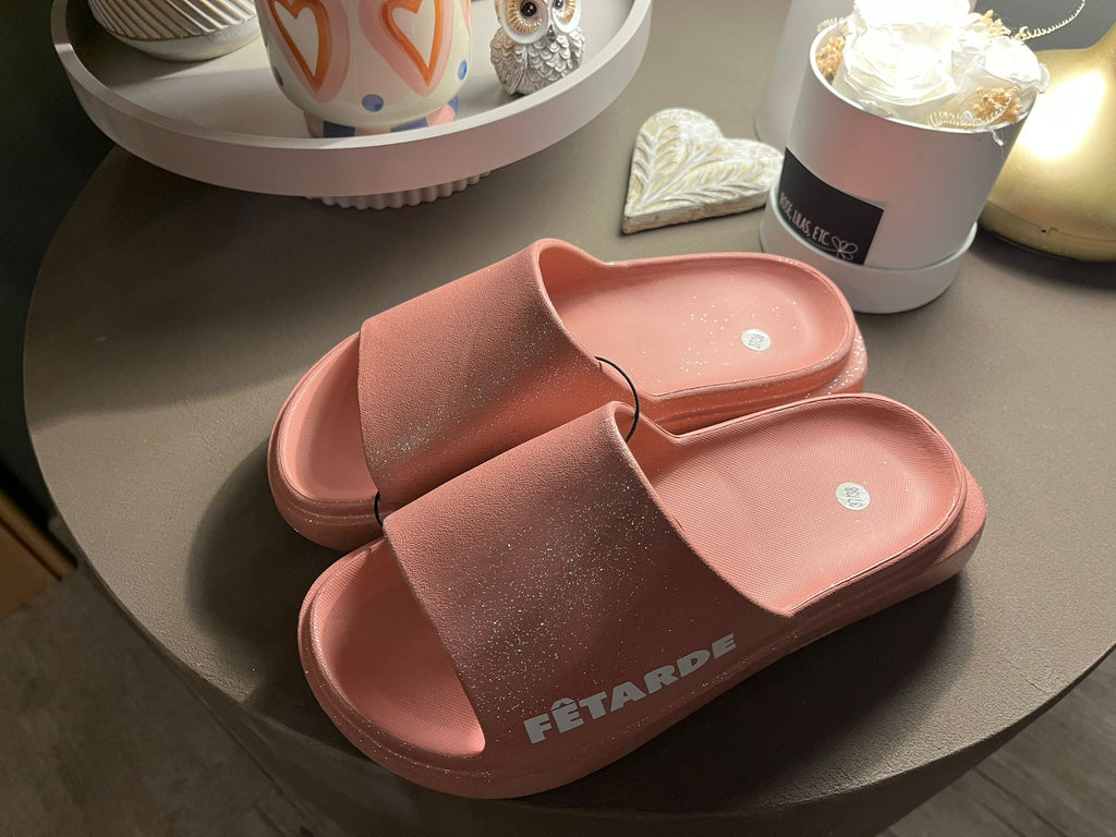 Claquettes à Paillettes