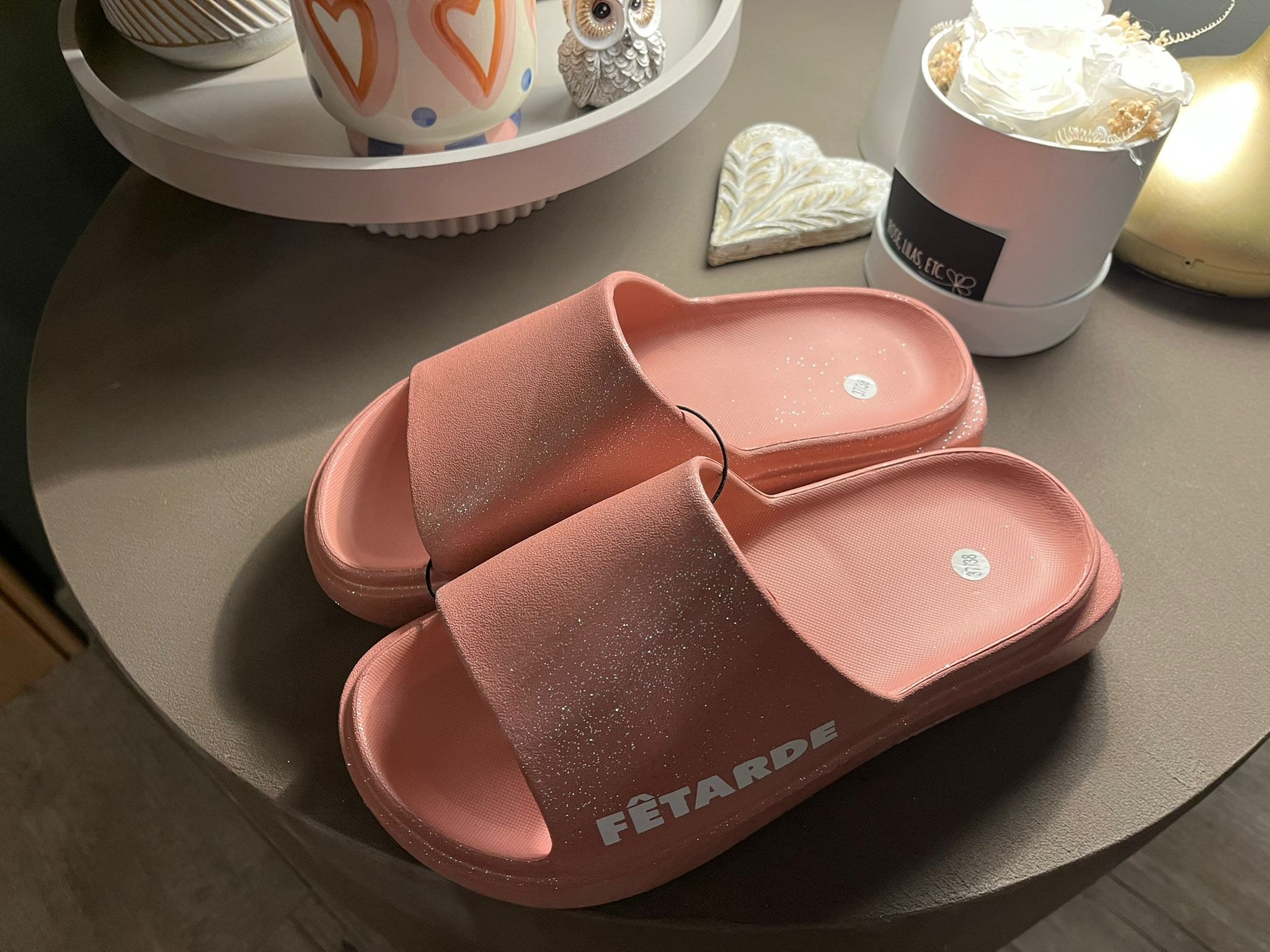 Claquettes à Paillettes