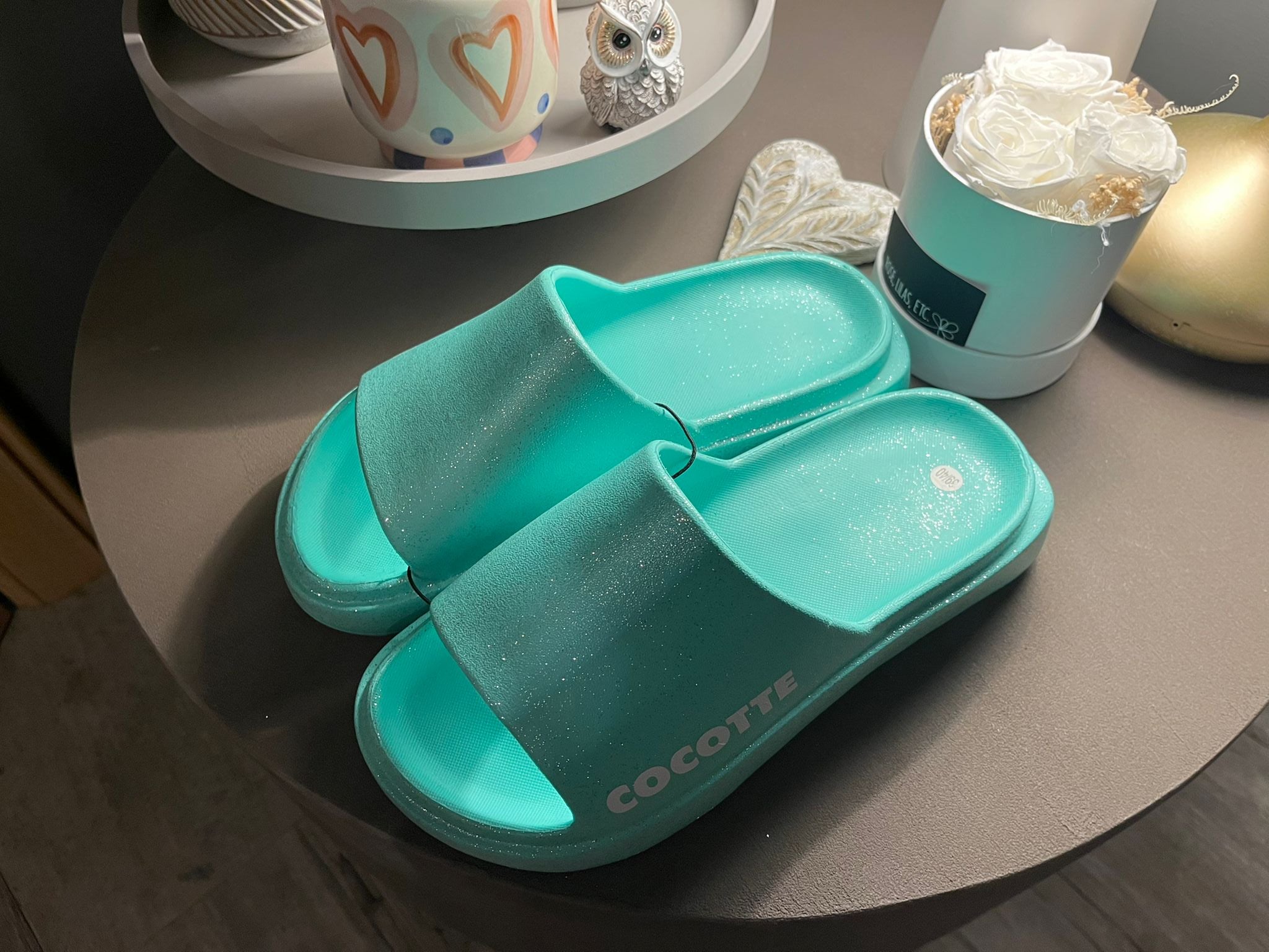 Claquettes à Paillettes