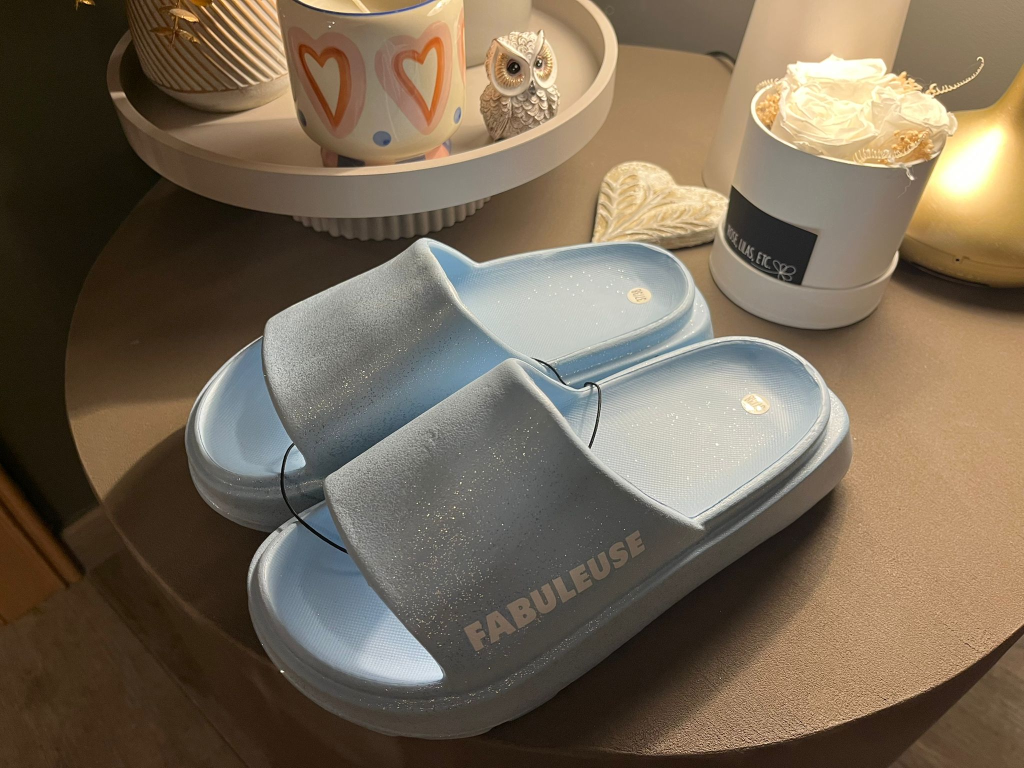 Claquettes à Paillettes