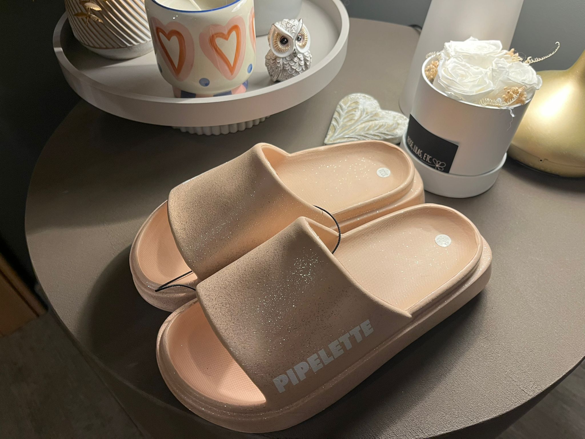 Claquettes à Paillettes