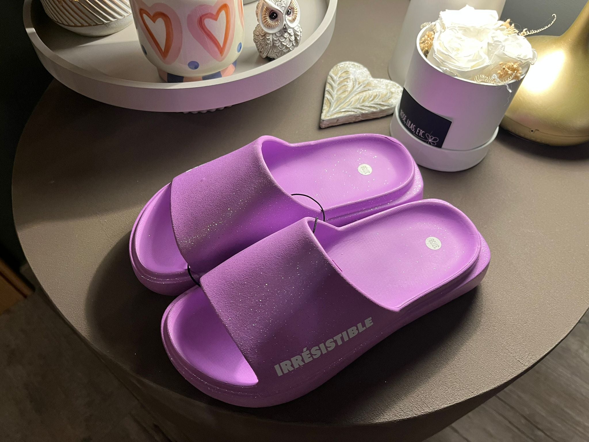 Claquettes à Paillettes