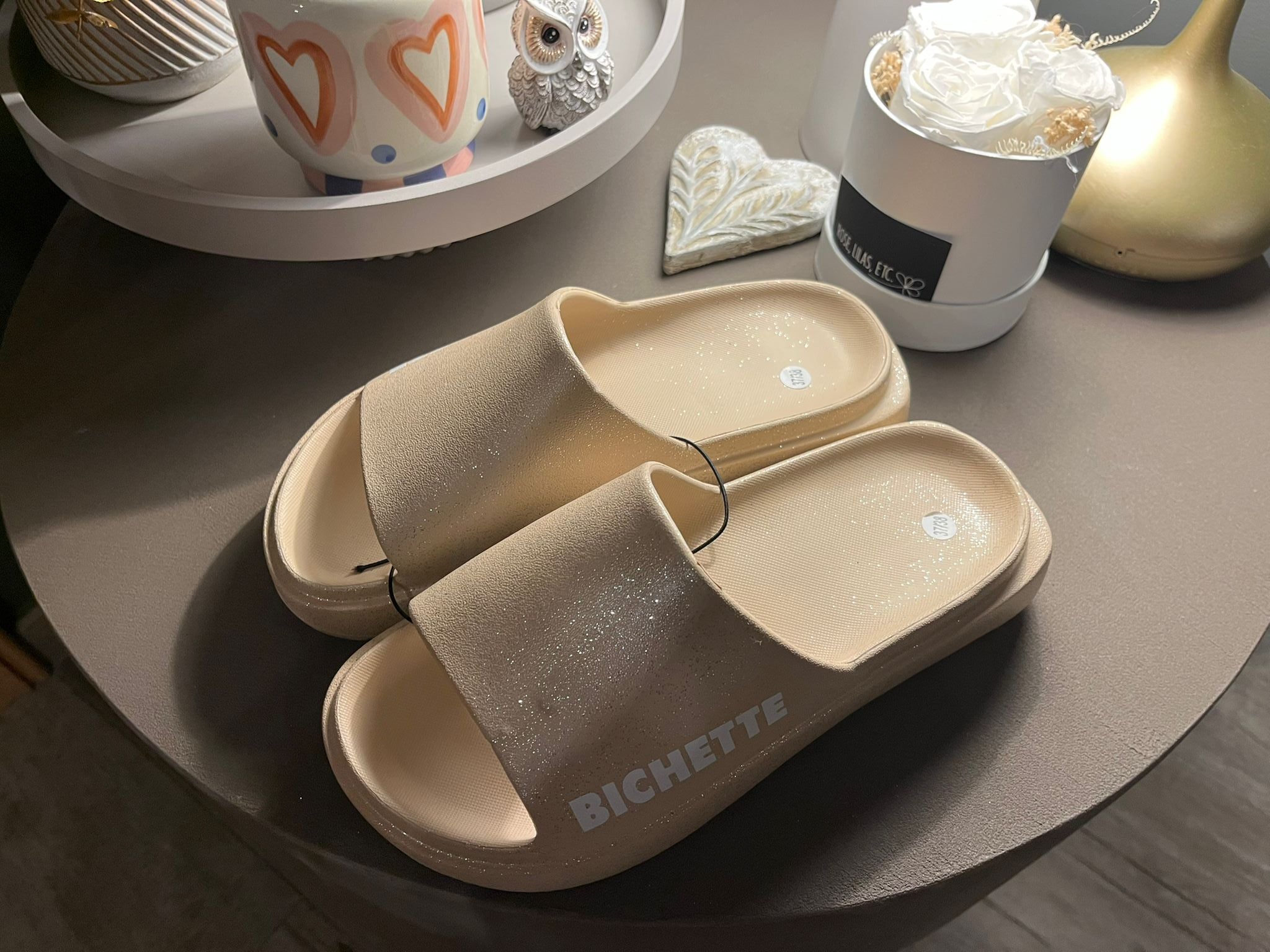 Claquettes à Paillettes