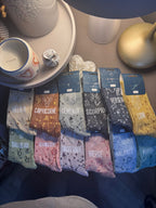 Chaussettes à paillettes signe astro