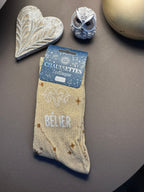 Chaussettes à paillettes signe astro