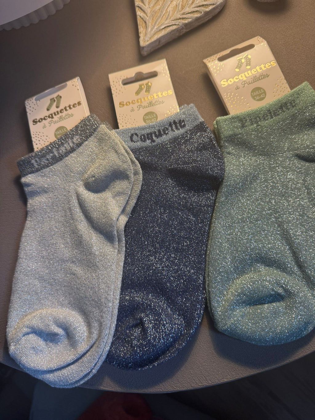 Soquettes à paillettes