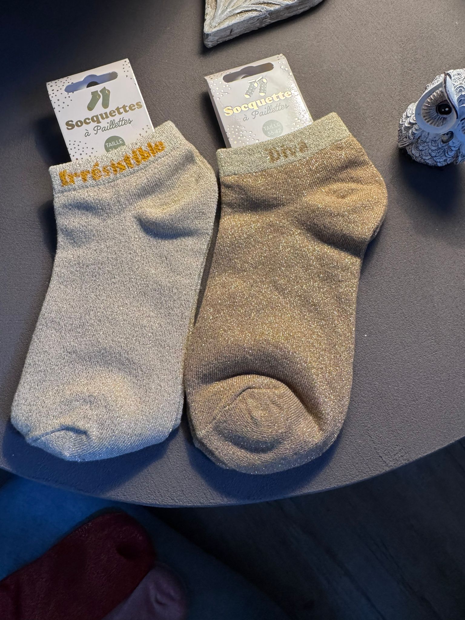 Soquettes à paillettes