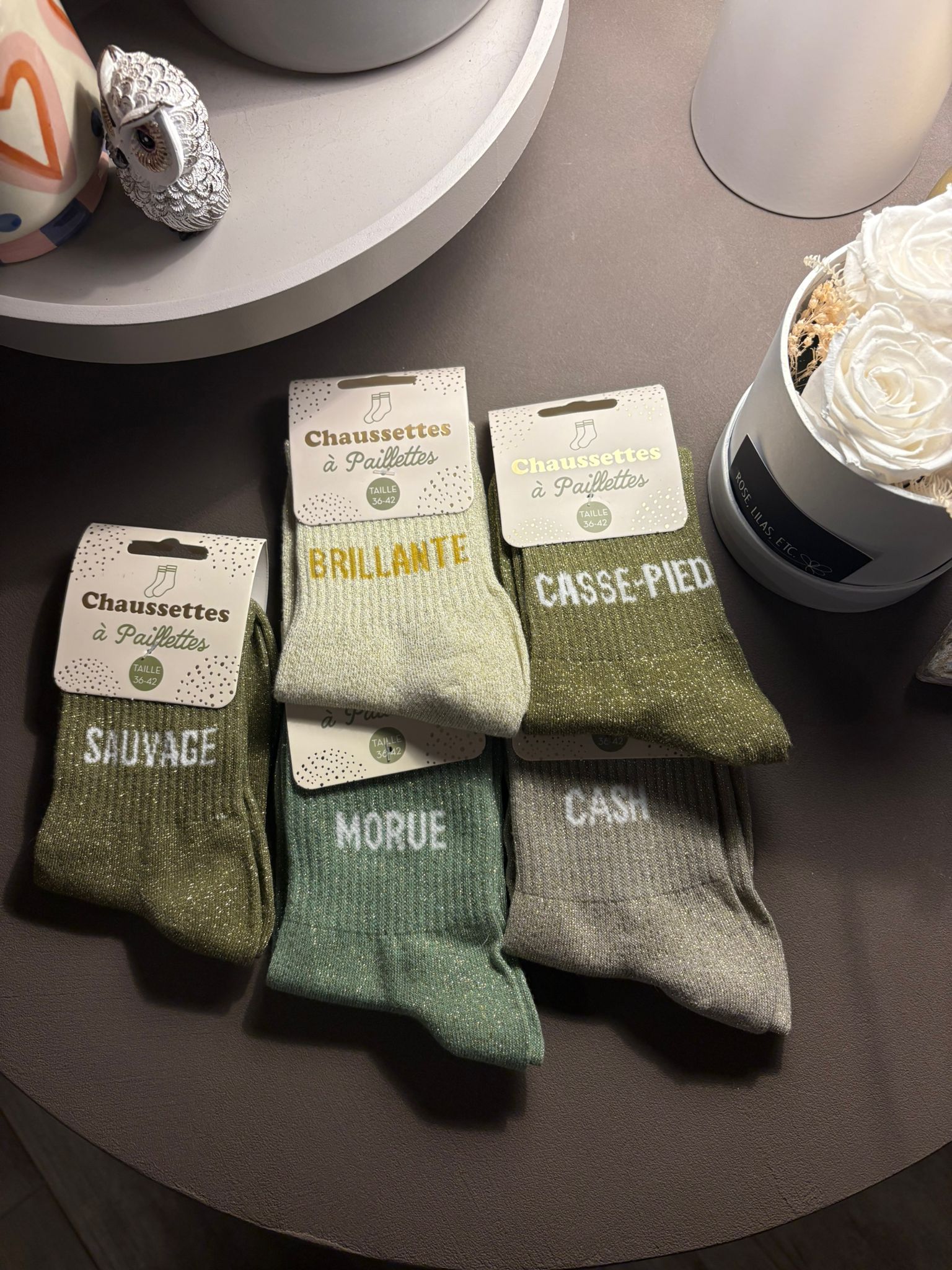 Chaussettes à Paillettes