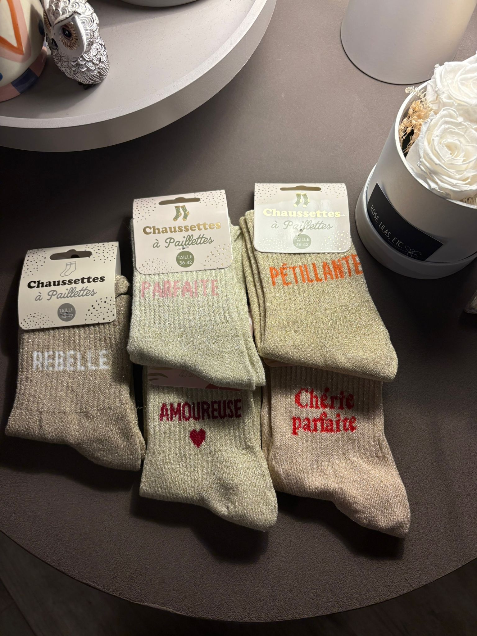 Chaussettes à Paillettes