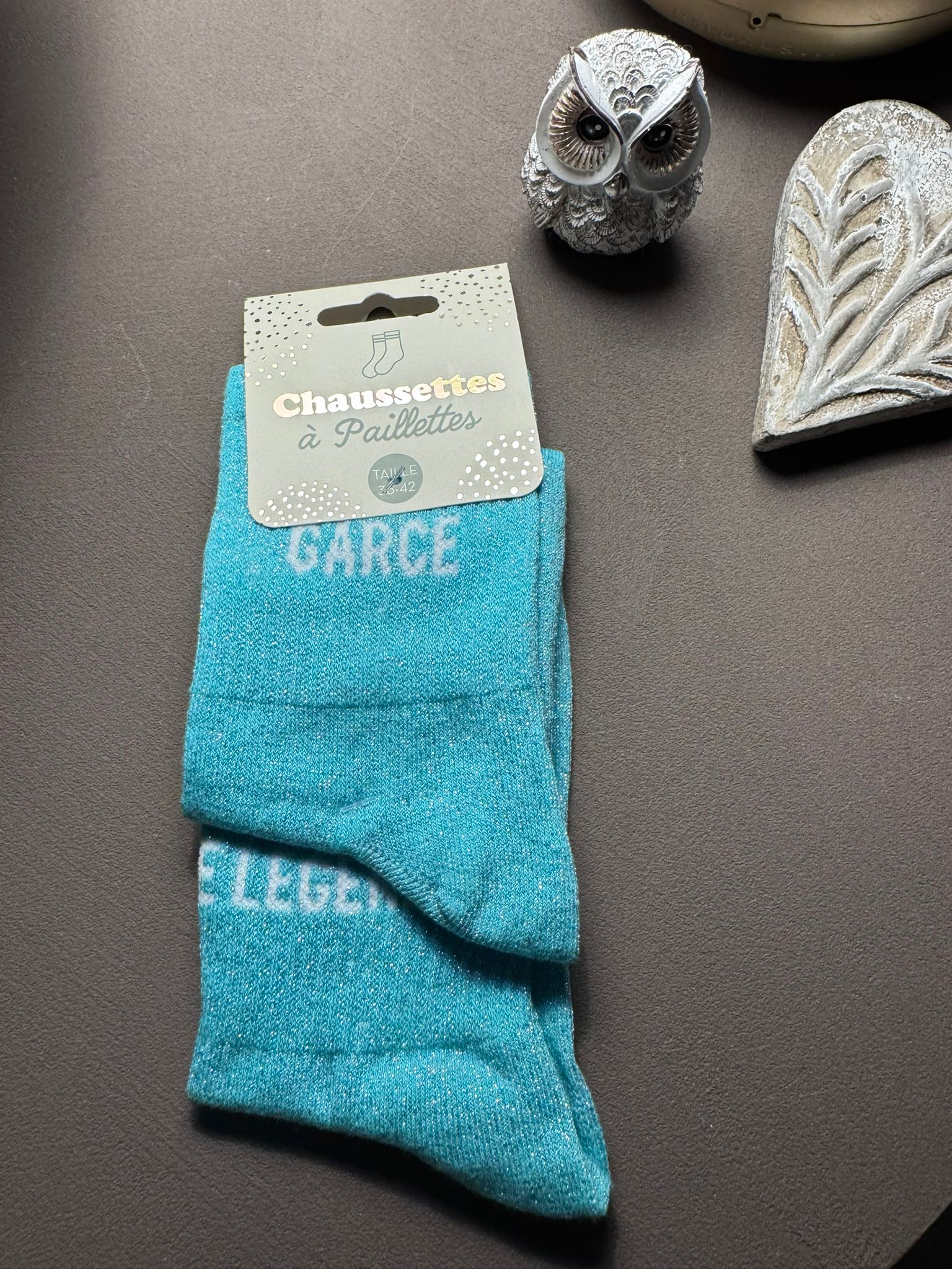 Chaussettes à Paillettes 2 mots