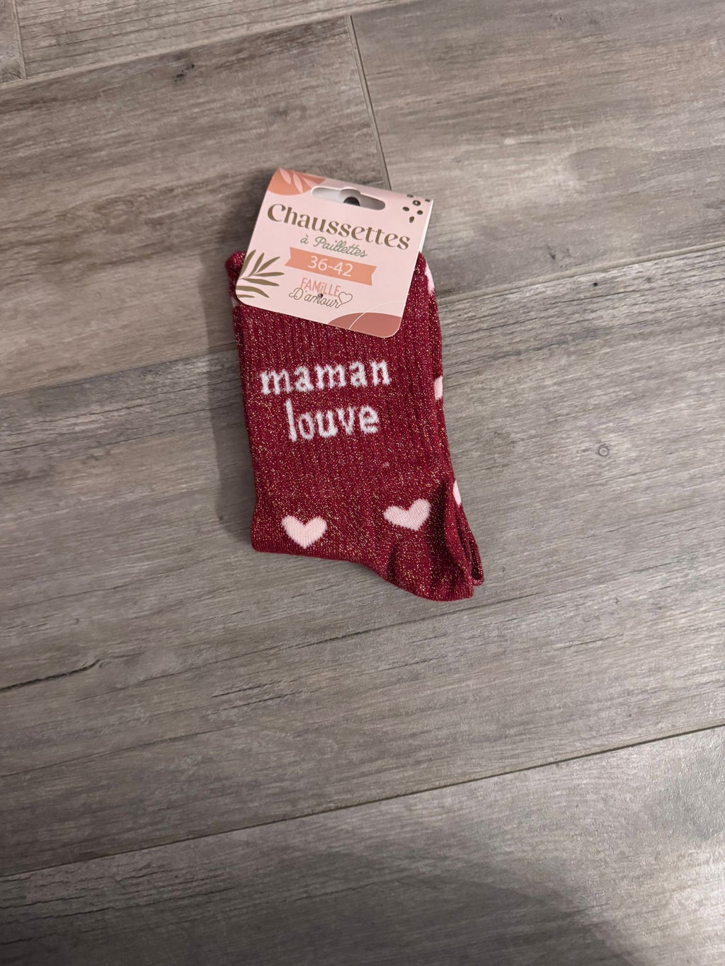 Chaussettes à paillettes