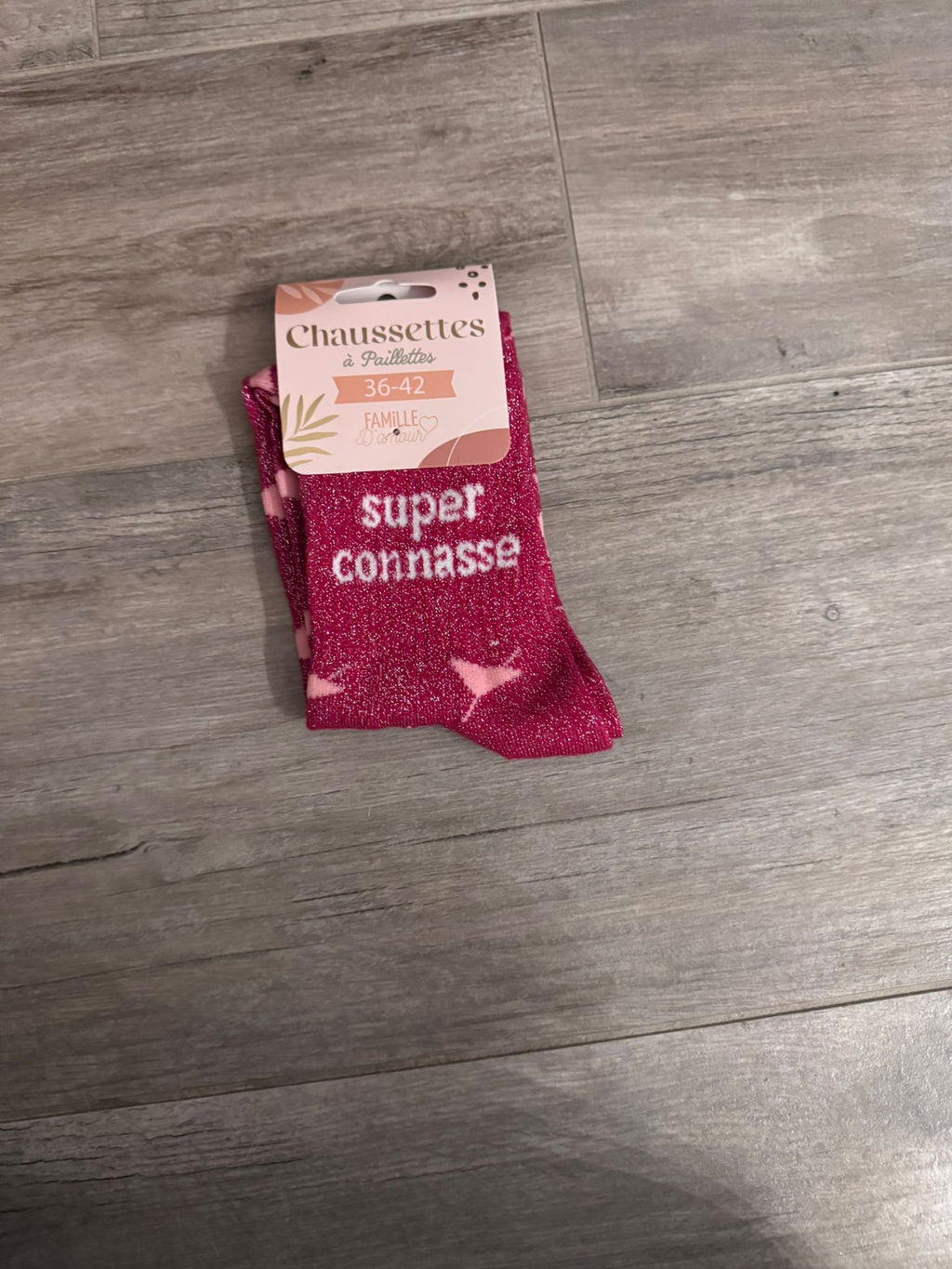 Chaussettes à paillettes