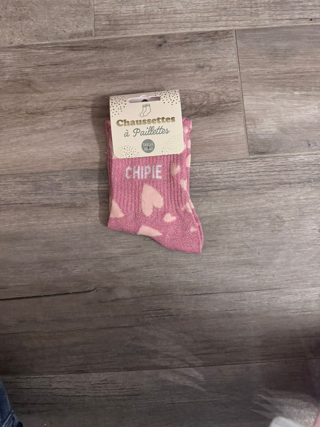 Chaussettes à paillettes