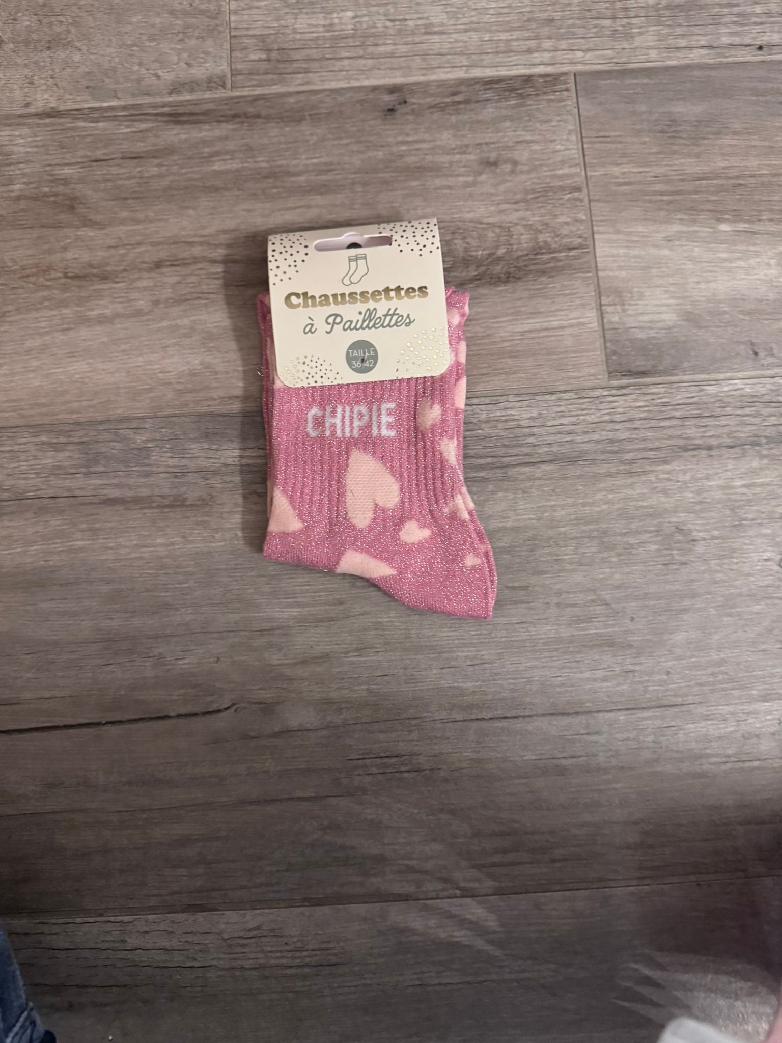 Chaussettes à paillettes