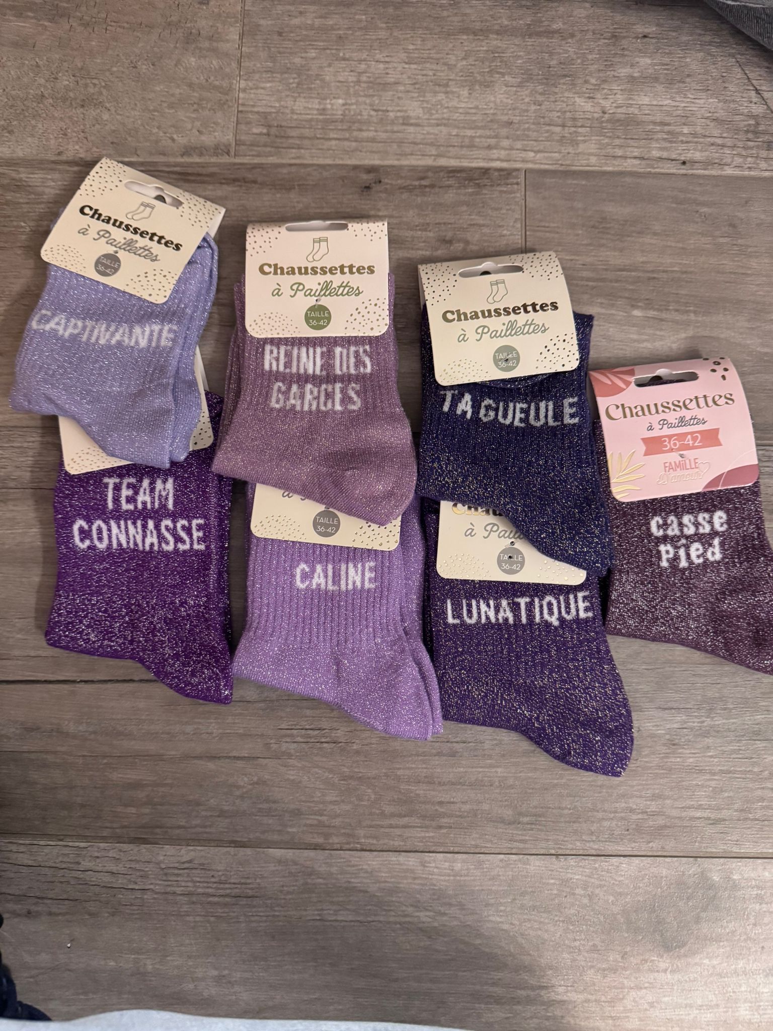 Chaussettes à Paillettes