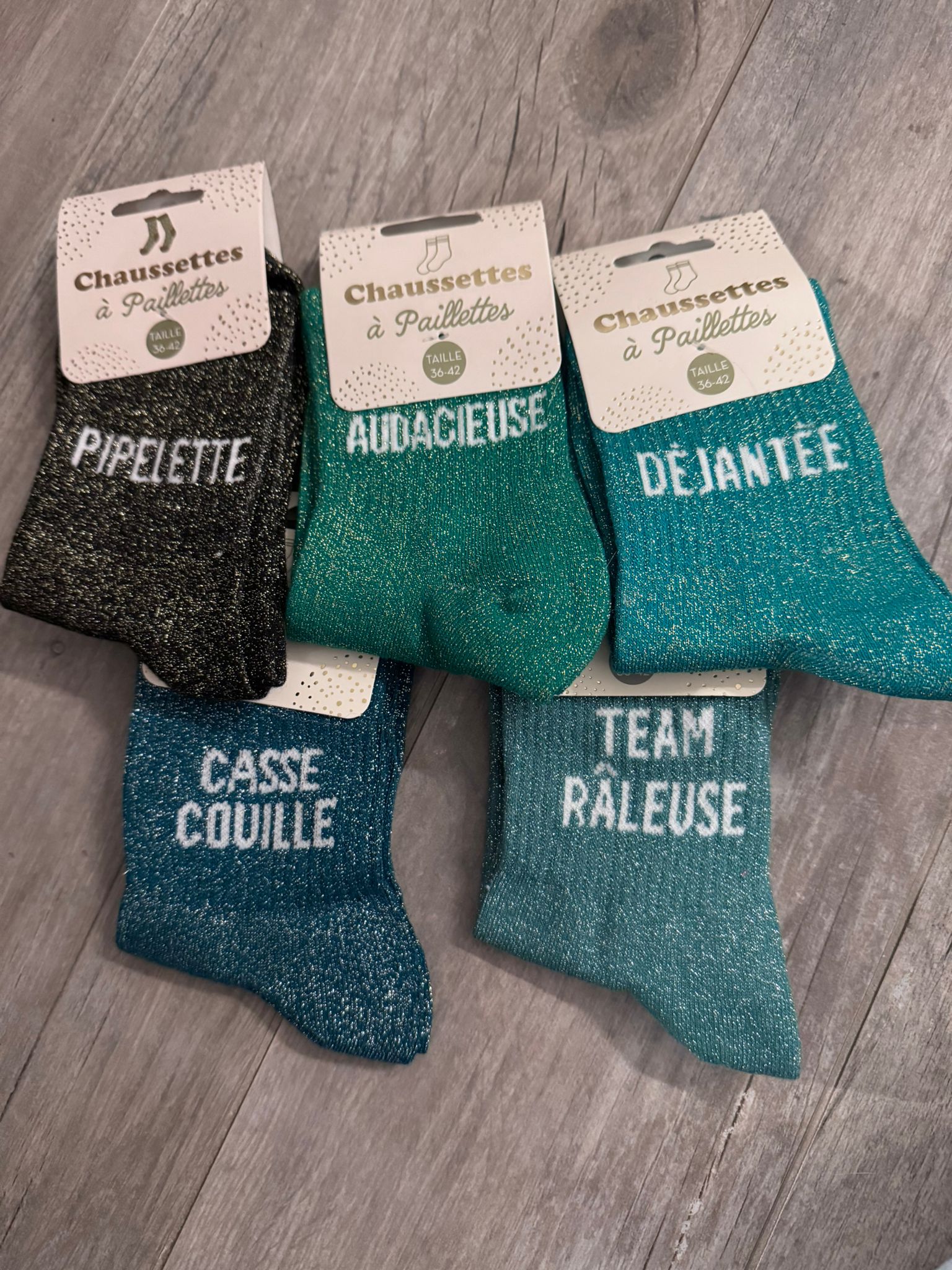 Chaussettes à Paillettes