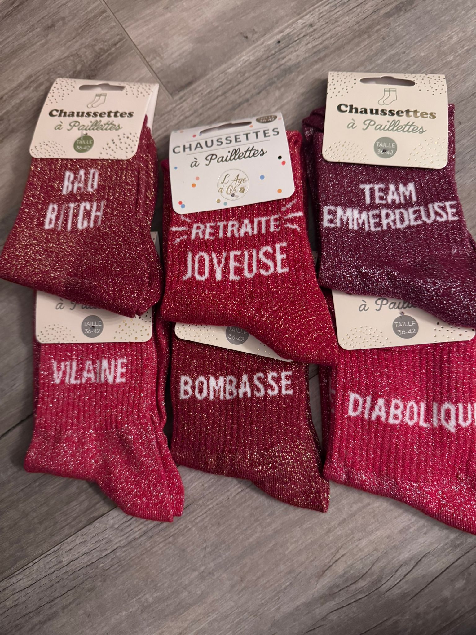 Chaussettes à Paillettes
