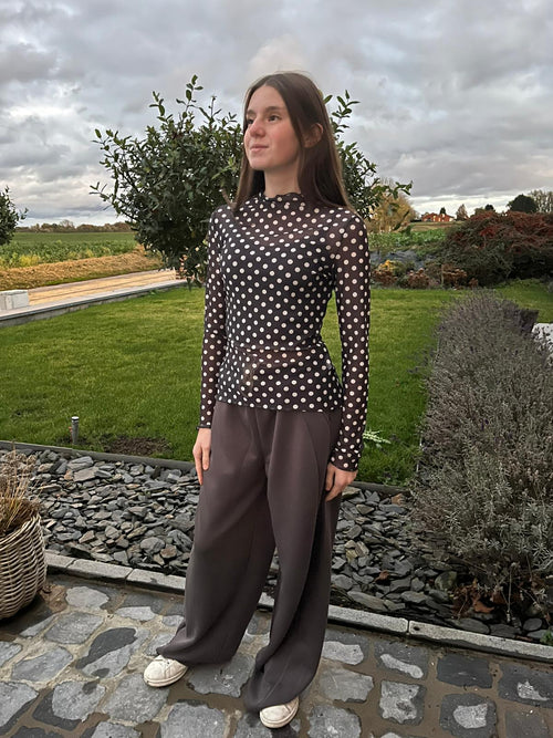 Blouse à pois Gina