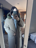 Manteau Teddy Joy Taupe