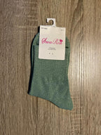 Chaussettes à paillettes unies