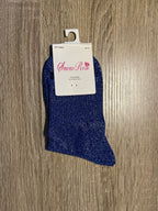 Chaussettes à paillettes unies