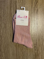 Chaussettes à paillettes unies