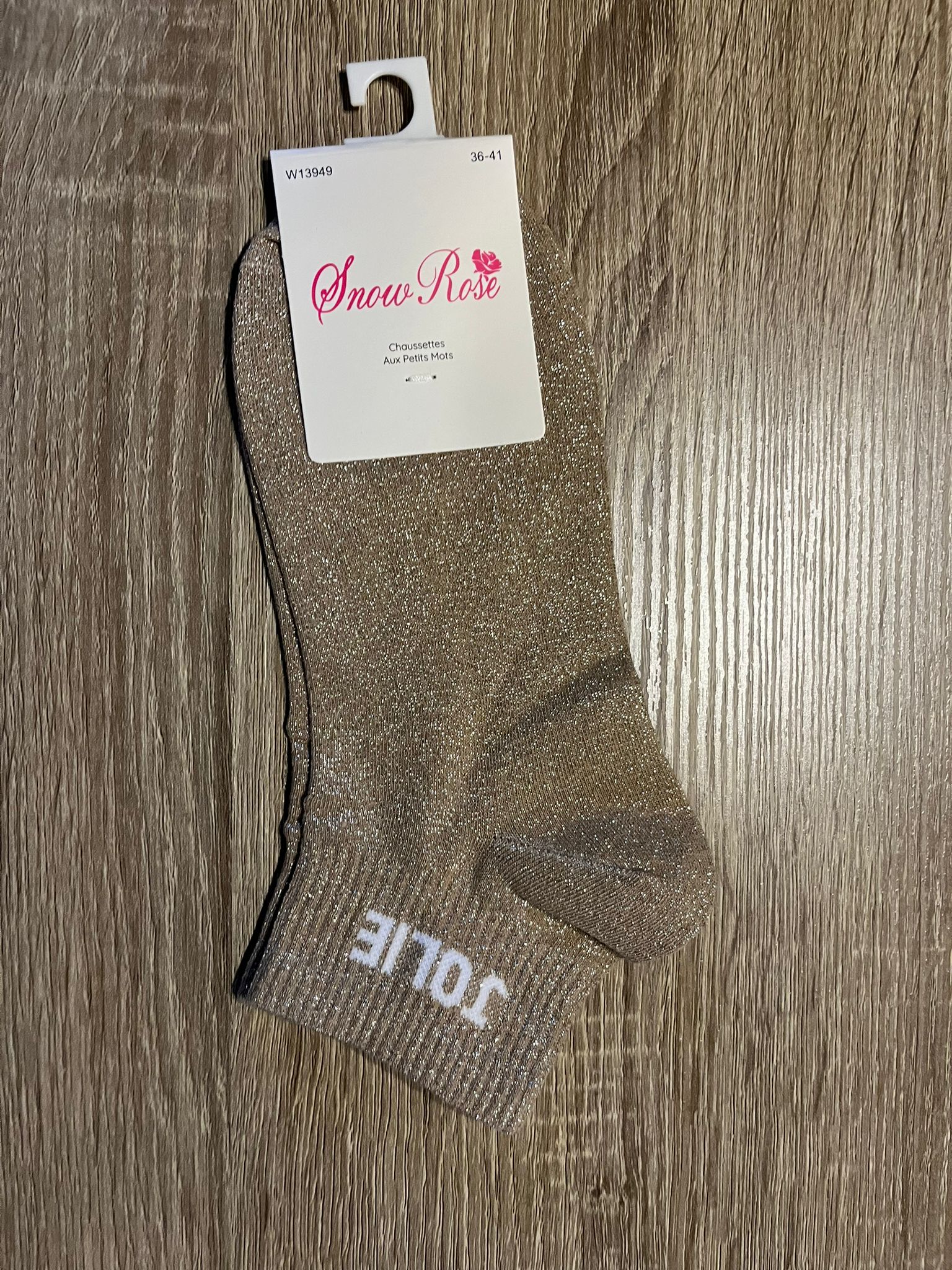 Soquettes à paillettes