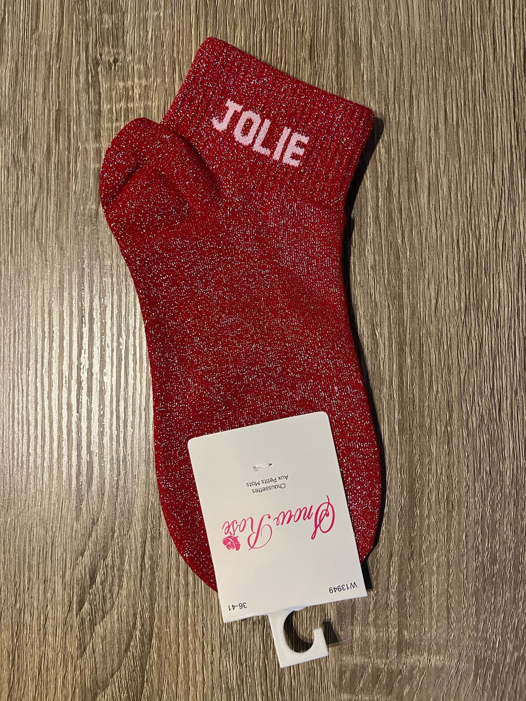 Soquettes à paillettes