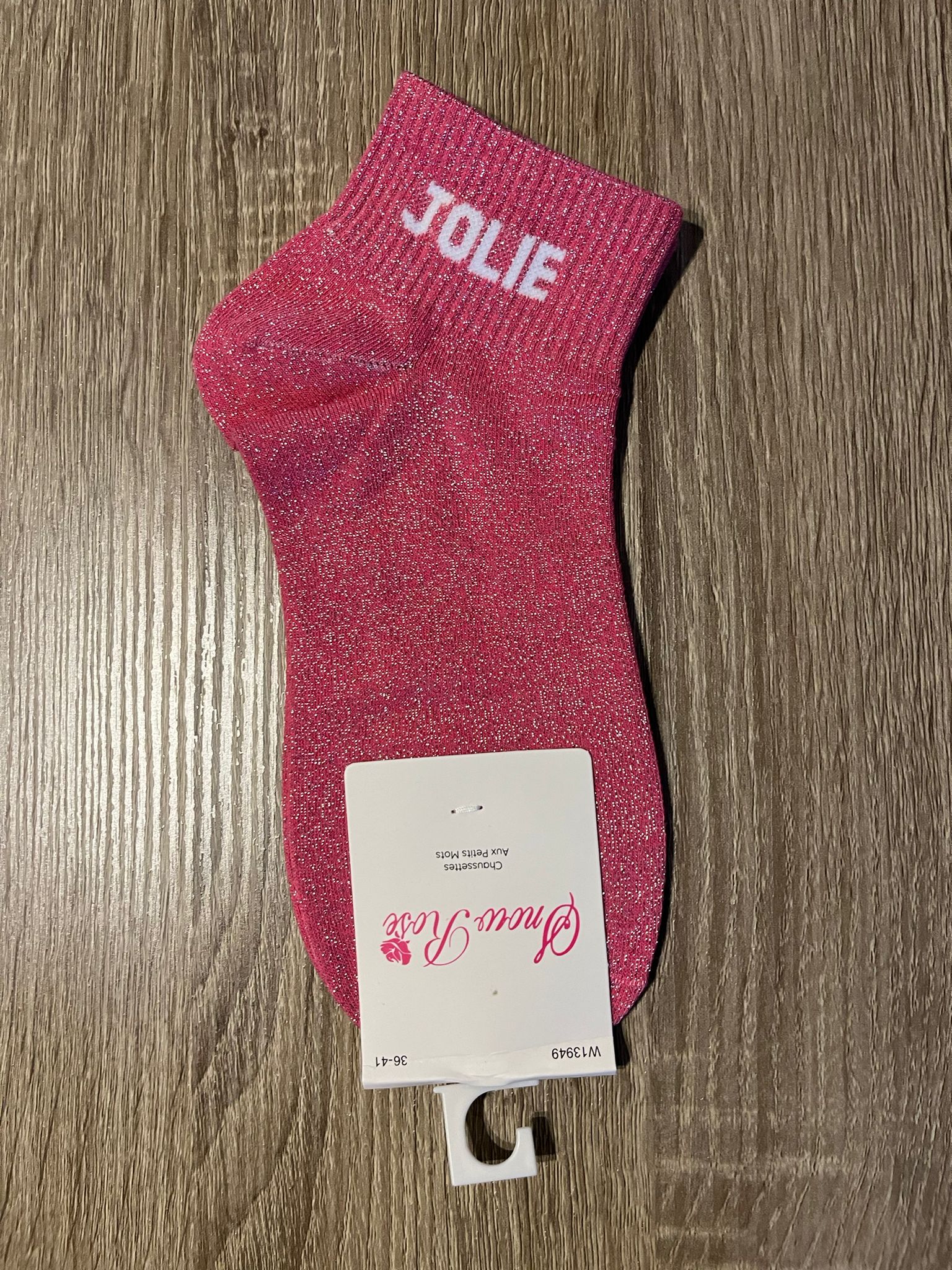 Soquettes à paillettes