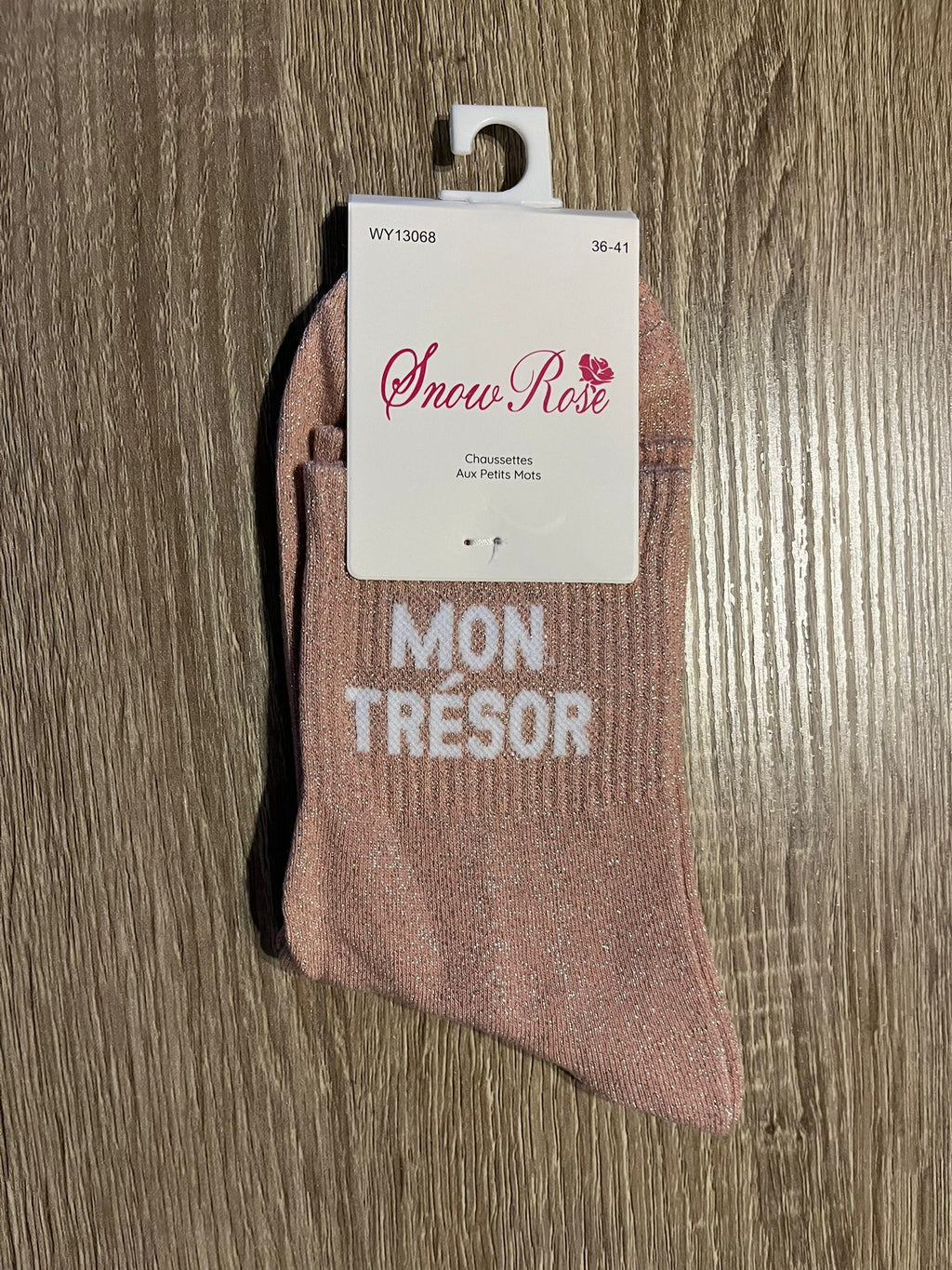 Chaussettes à paillettes mon trésor
