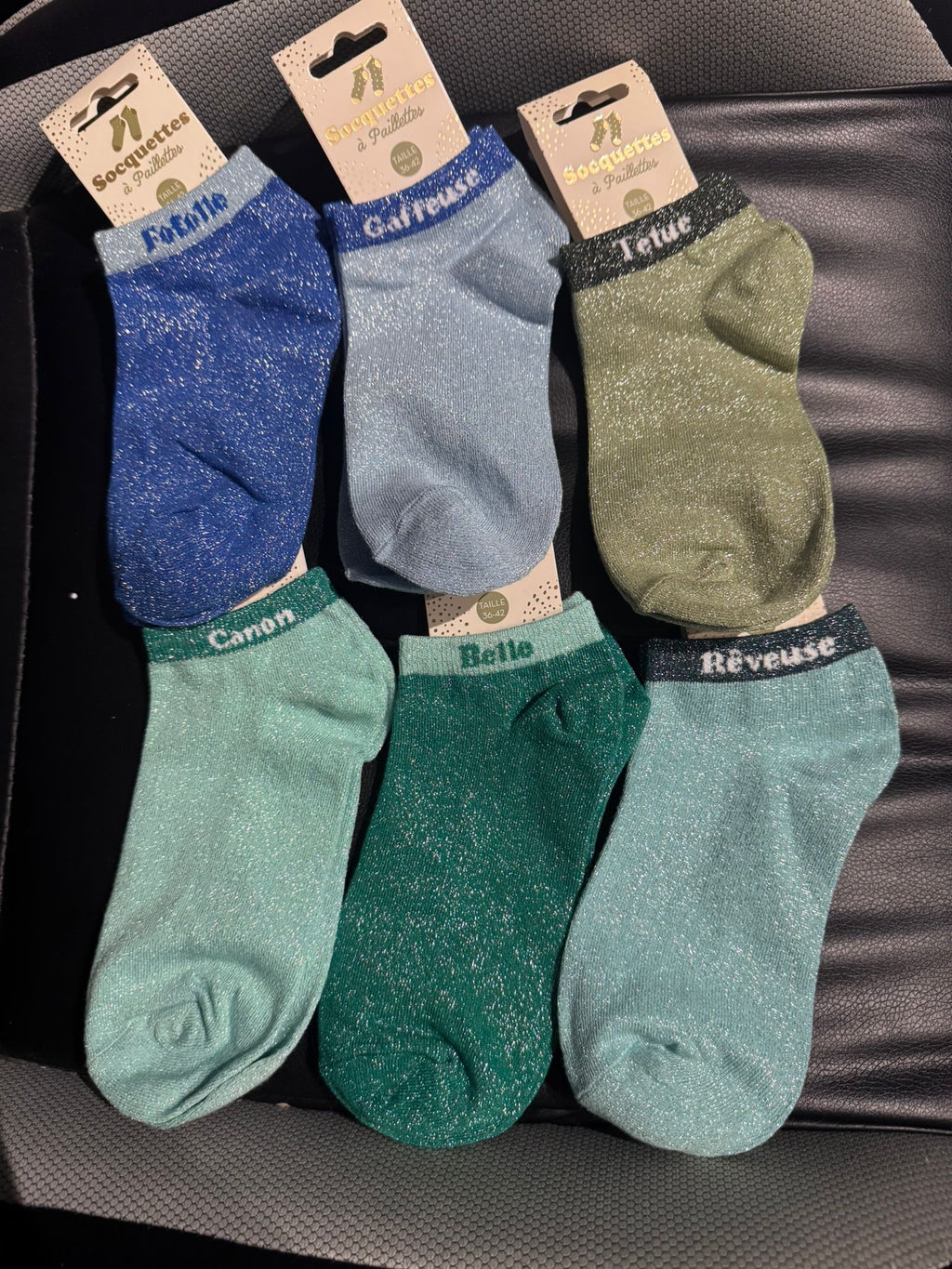 Soquettes à paillettes