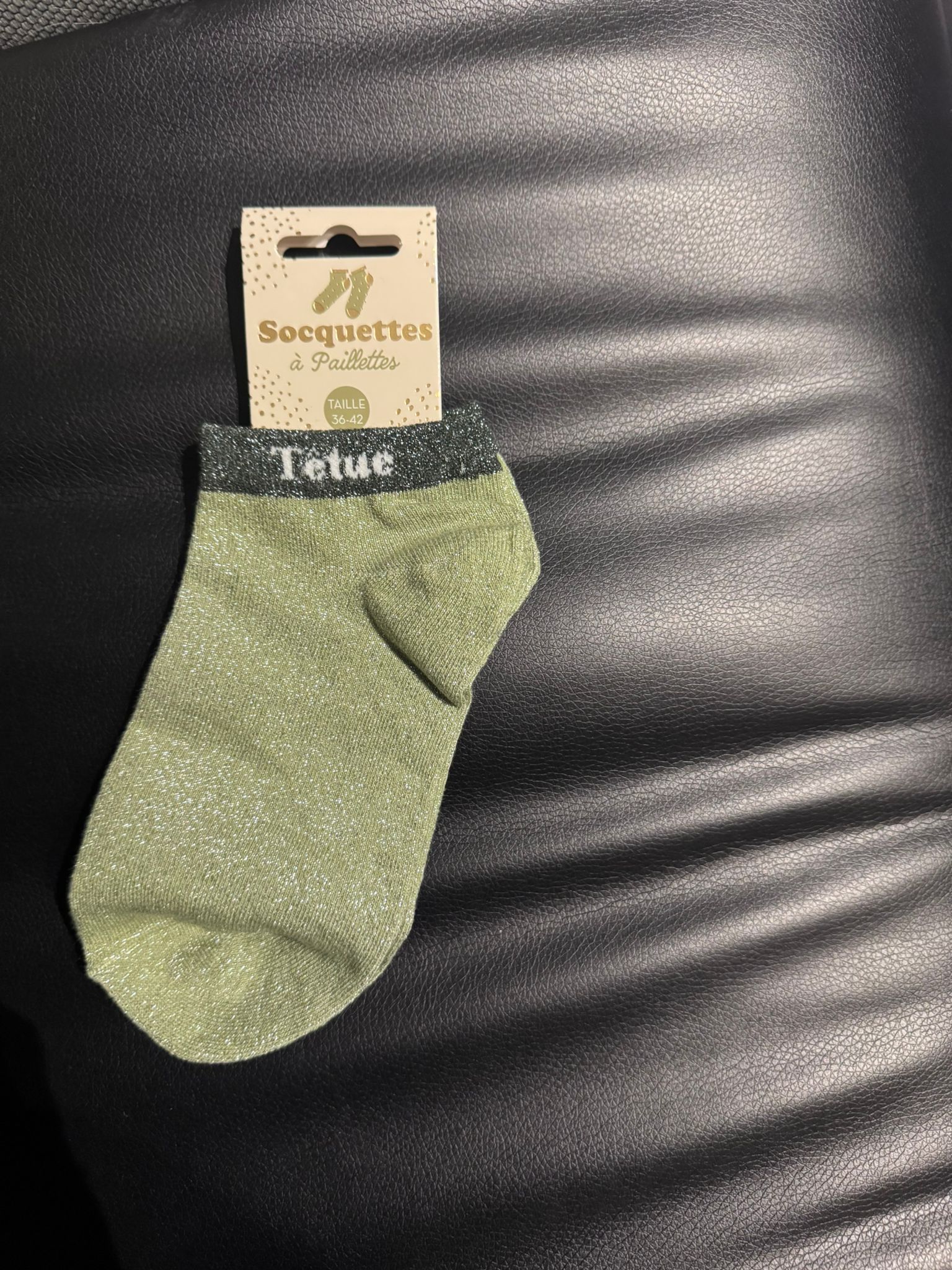 Soquettes à paillettes