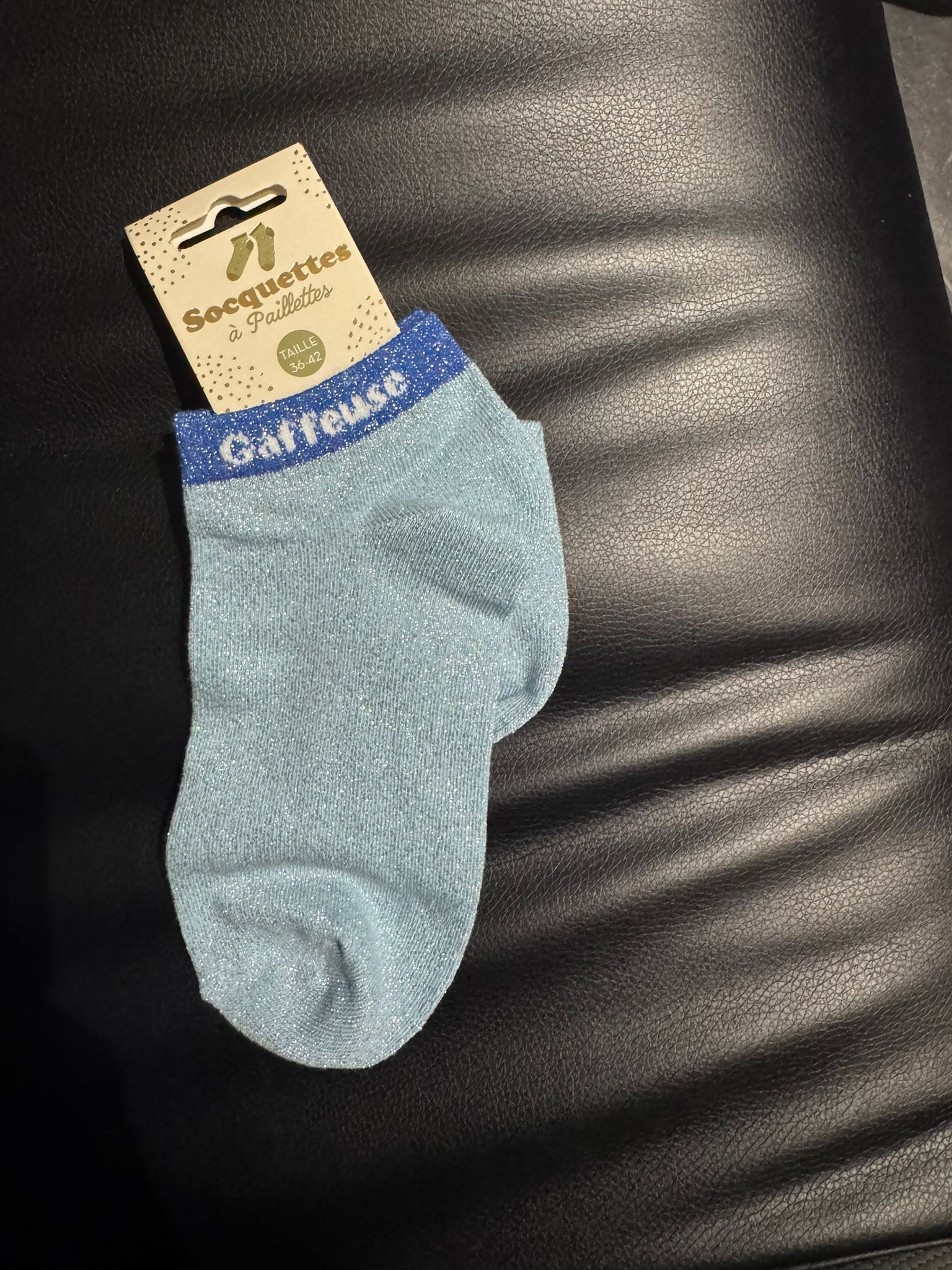 Soquettes à paillettes
