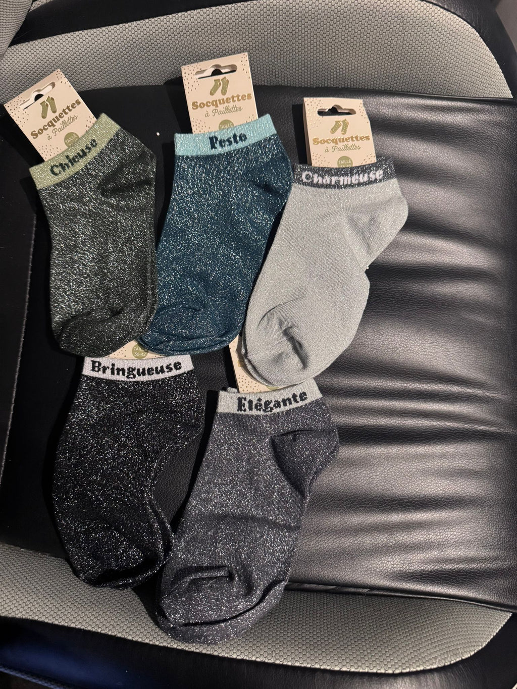 Soquettes à paillettes