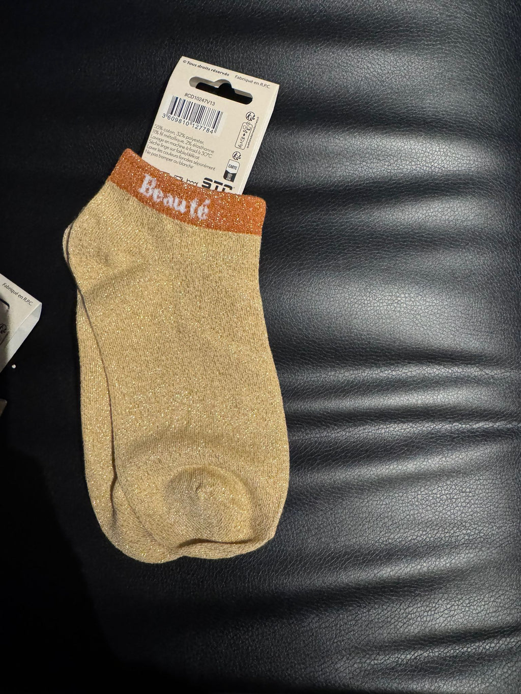 Soquettes à paillettes