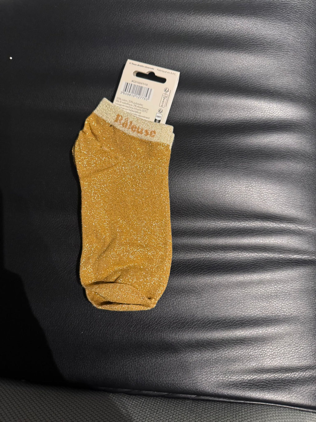 Soquettes à paillettes