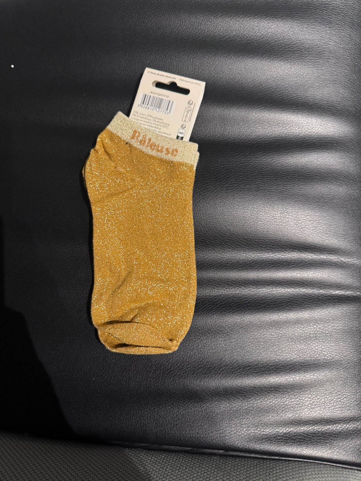 Soquettes à paillettes