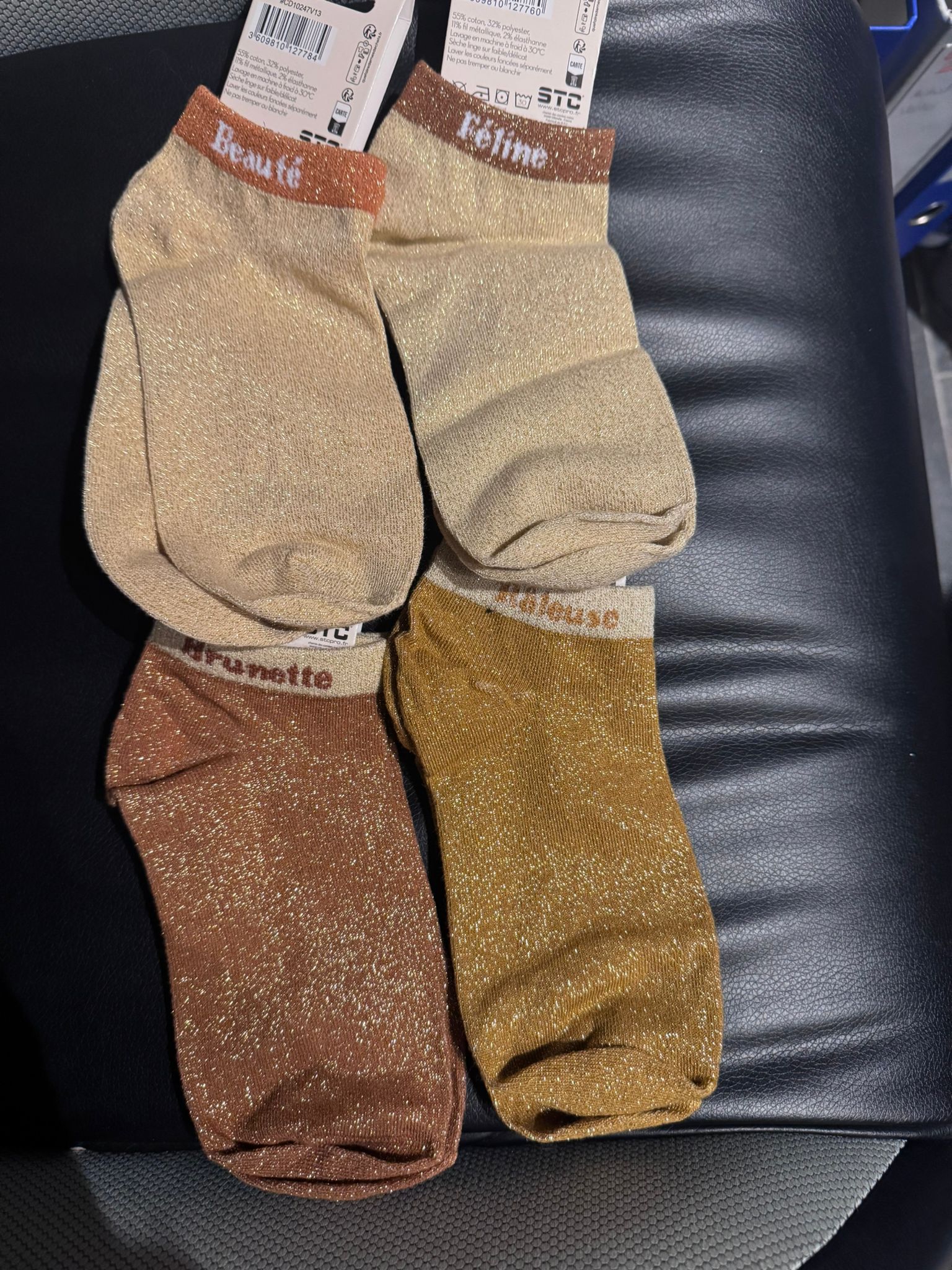 Soquettes à paillettes