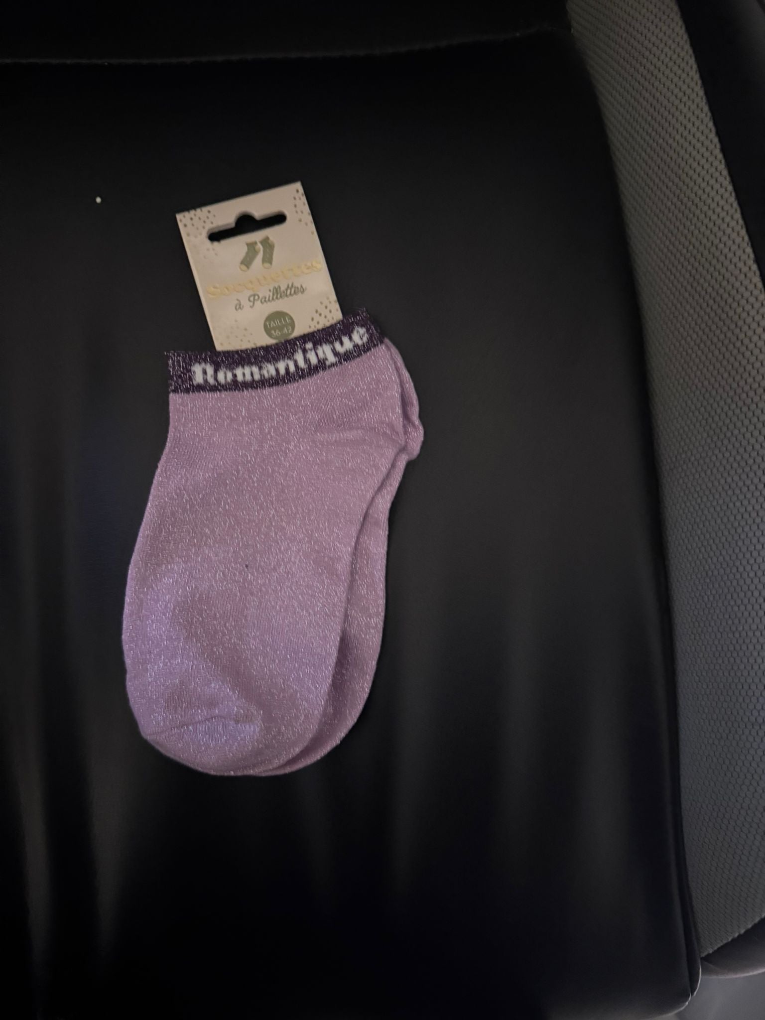 Soquettes à paillettes