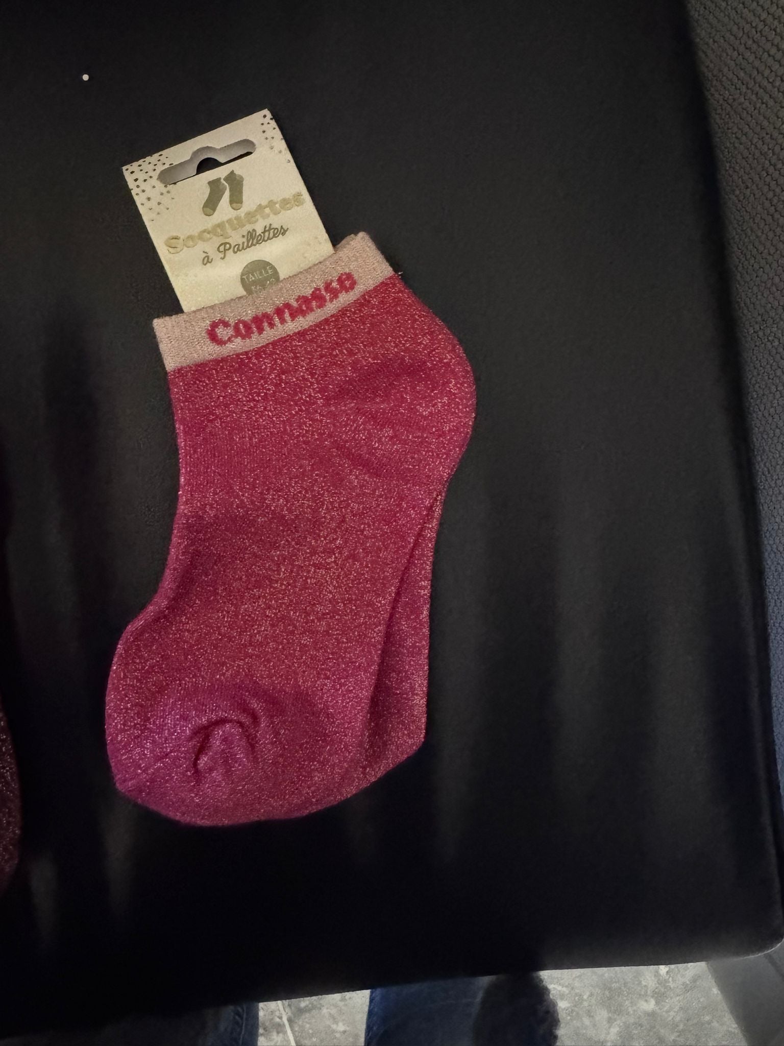 Soquettes à paillettes