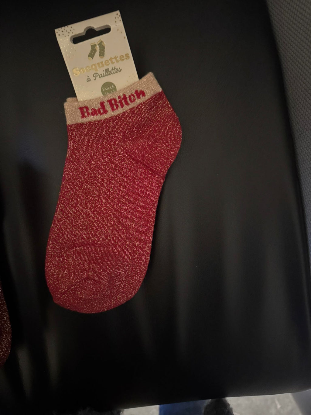 Soquettes à paillettes