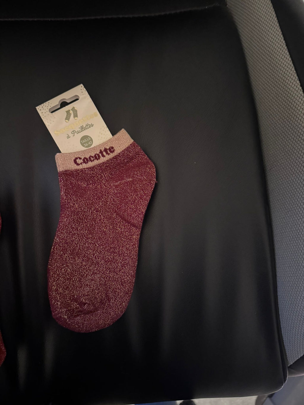 Soquettes à paillettes