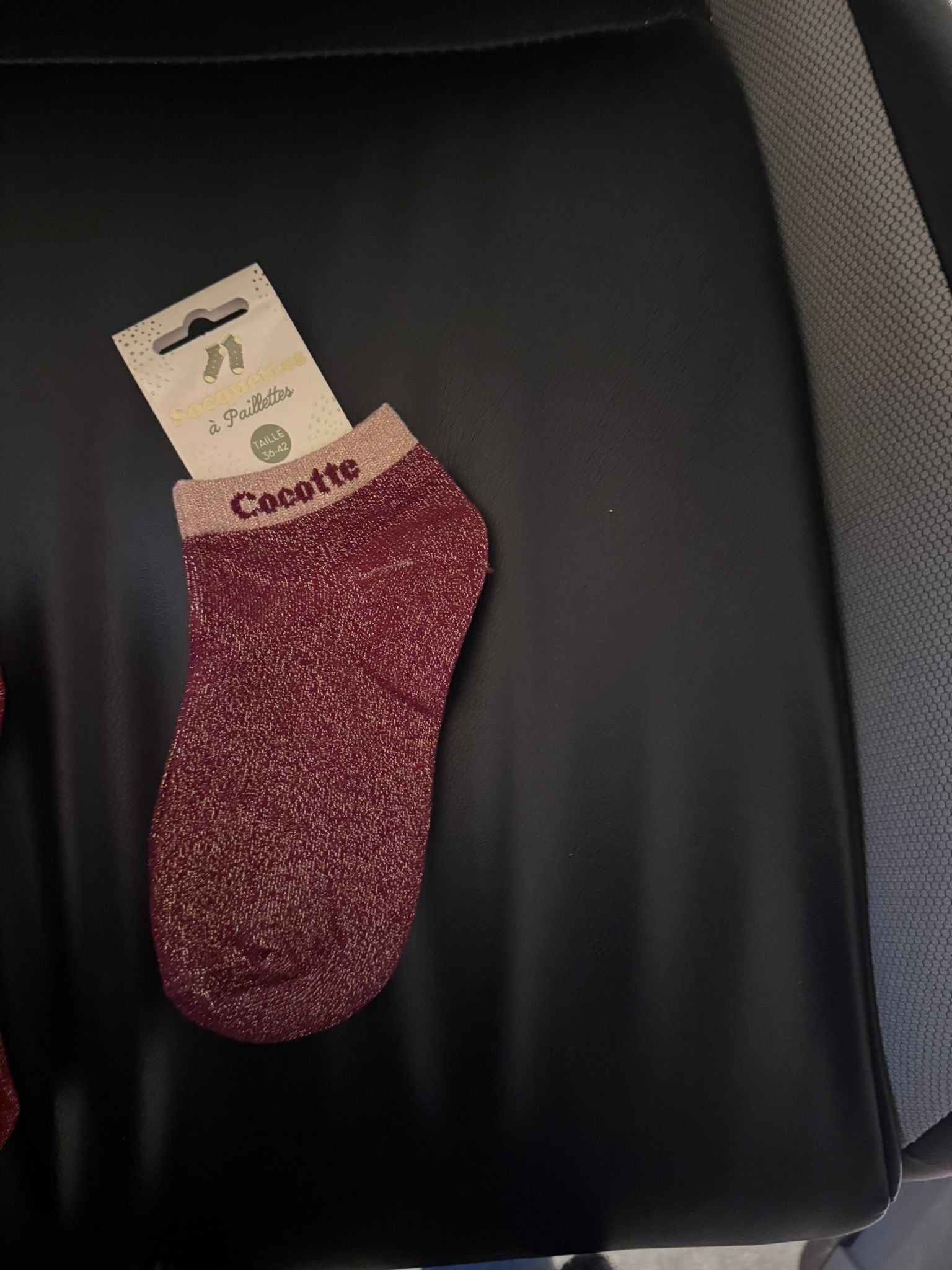 Soquettes à paillettes