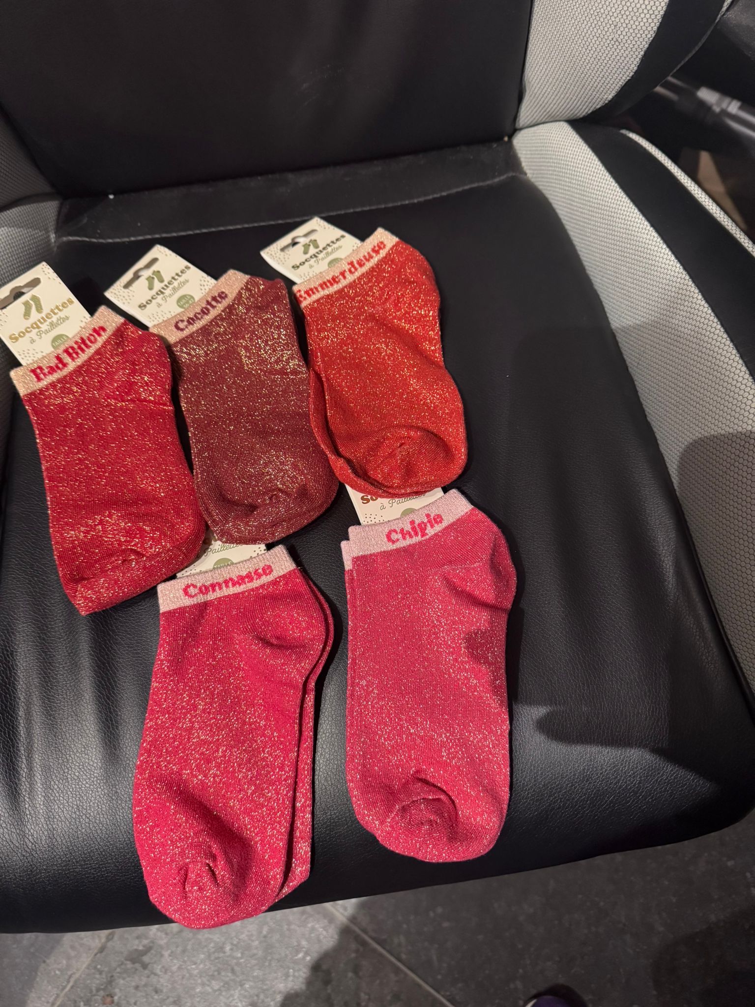 Soquettes à paillettes