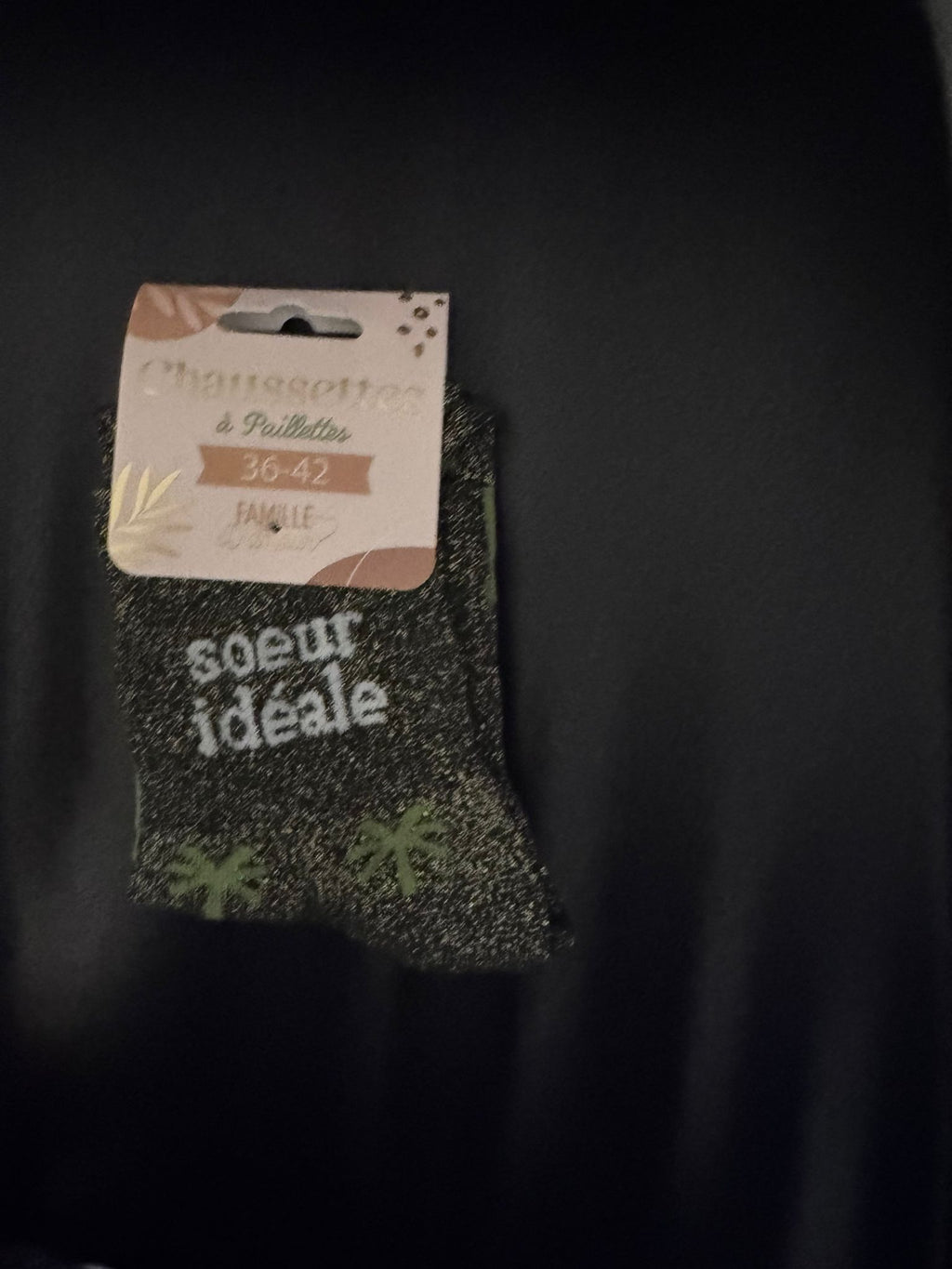 Chaussettes à paillettes