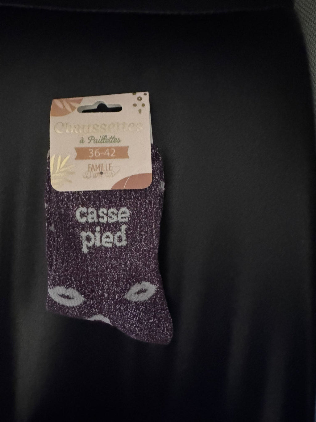 Chaussettes à paillettes