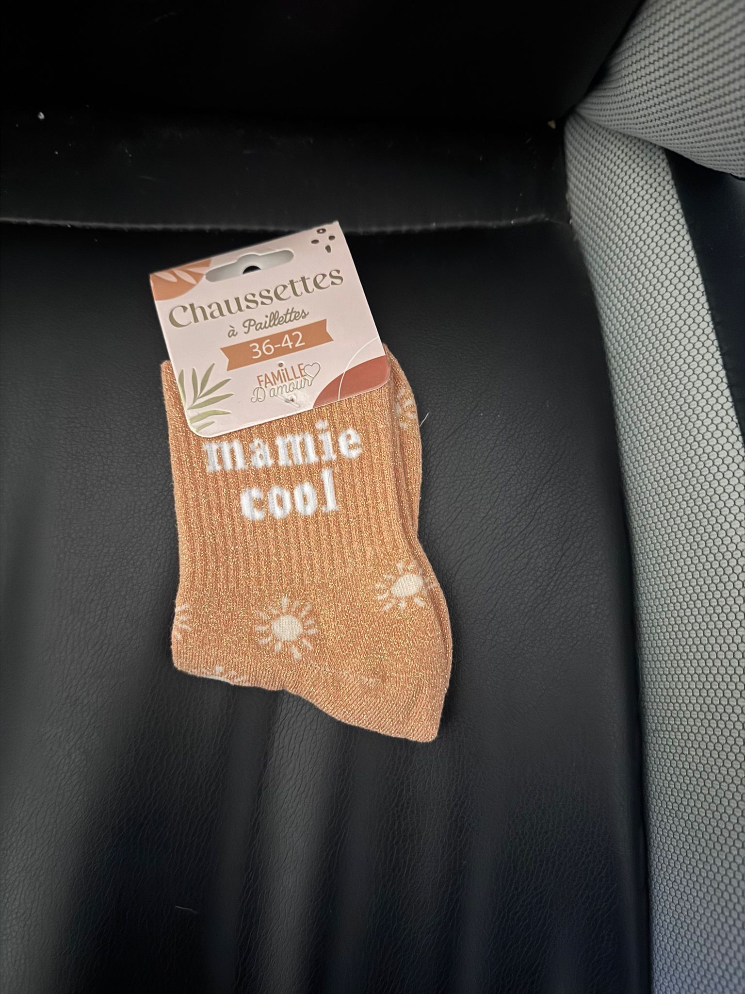 Chaussettes à paillettes