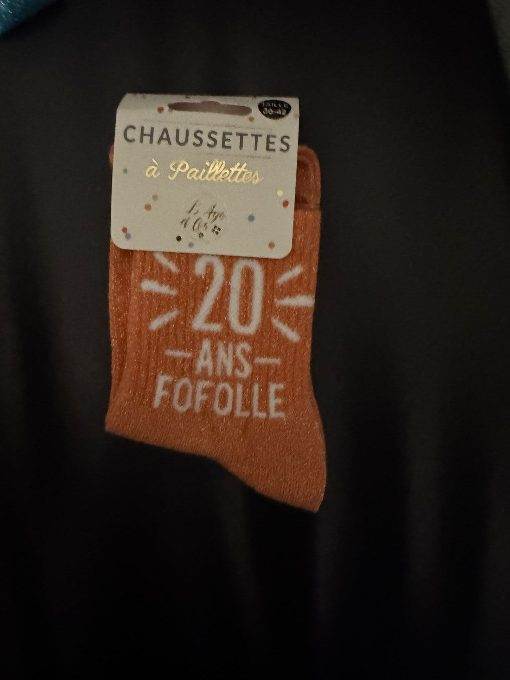 Chaussettes à paillettes