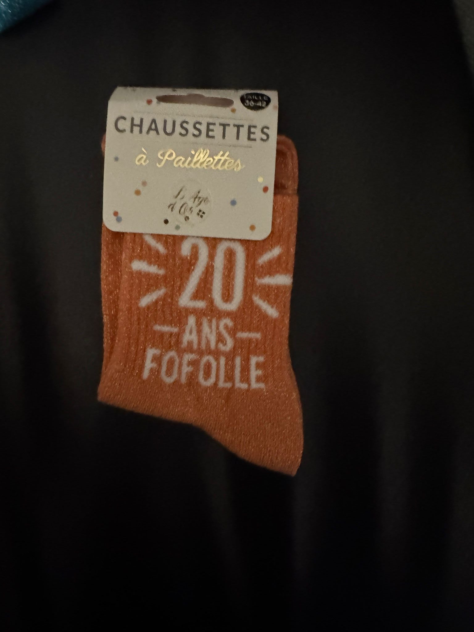 Chaussettes à paillettes