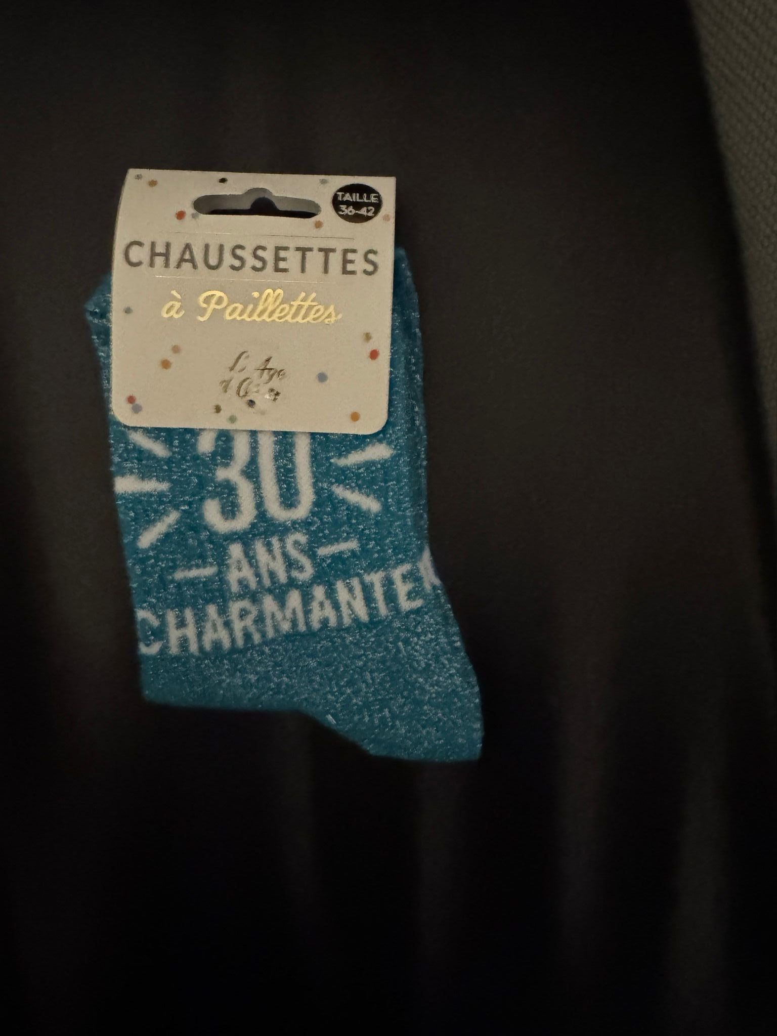 Chaussettes à paillettes